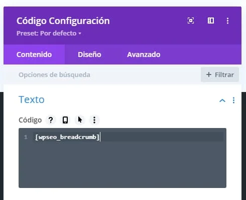 Habilitar migas de pan (breadcrumbs) en Divi con Yoast SEO