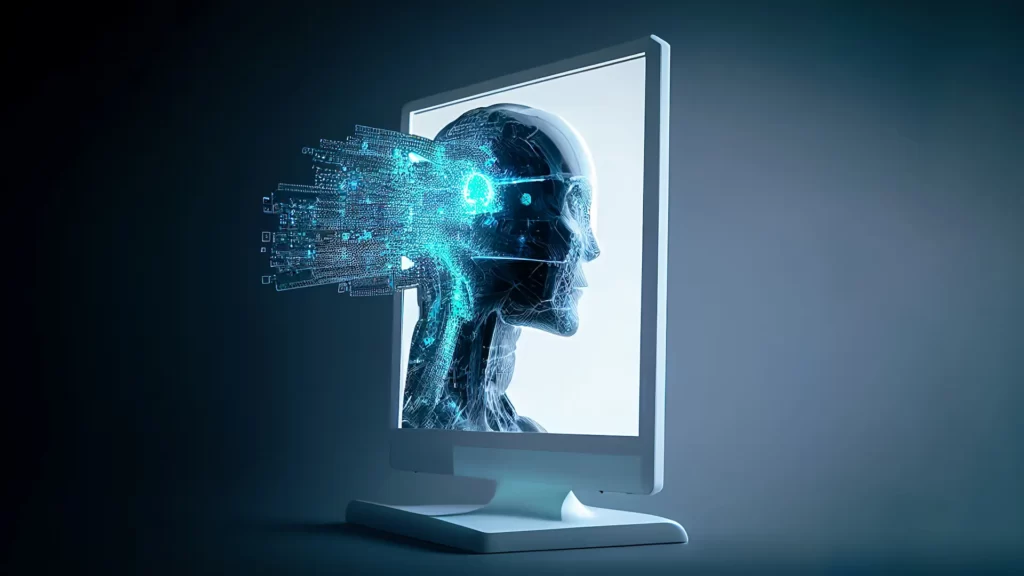Representación de una inteligencia artificial generada por la IA Midjourney