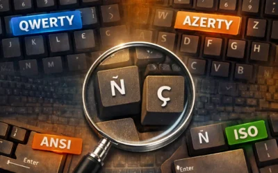 QWERTY, AZERTY, QWERTZ, ANSI e ISO: cómo funcionan realmente las distribuciones de teclado