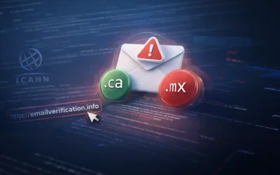 ¿Por qué recibes un correo de emailverification.info al registrar un dominio?