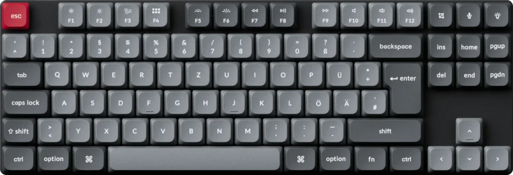 teclado QWERTZ alemán